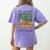 Halloween Teacher I'Ll Just Wait Until It's Quiet Women's Comfort Colors T-Shirt Back Print Violet