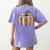 Halloween Teacher Librarians Fall Book Pumpkin Retro Reading Women's Comfort Colors T-Shirt Back Print Violet Halloween Teacher Librarians Fall Book Pumpkin Retro Reading Women's Comfort Colors T-Shirt Back Print Violet