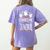 Halloween Teacher Nothing Scares Me Women Men Teachers Women's Comfort Colors T-Shirt Back Print Violet