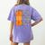 Halloween Teacher Shirt I Teach The Cutest Pumpkins In Patch Men Women Kids Women's Comfort Colors T-Shirt Back Print Violet