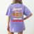Hangin With My Cookies Gingerbread Man Xmas Teacher Women's Comfort Colors T-Shirt Back Print Violet Hangin With My Cookies Gingerbread Man Xmas Teacher Women's Comfort Colors T-Shirt Back Print Violet