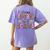 Happy 100th Day Of School Leopard Print Teacher Student Kids Women's Comfort Colors T-Shirt Back Print Violet Happy 100th Day Of School Leopard Print Teacher Student Kids Women's Comfort Colors T-Shirt Back Print Violet