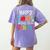 Happy 100th Day Of School Teachers 100 Days Of School Kids Women's Comfort Colors T-Shirt Back Print Violet Happy 100th Day Of School Teachers 100 Days Of School Kids Women's Comfort Colors T-Shirt Back Print Violet