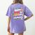 Happy 67 Days Of School Meme 100 Day Of School Teacher 6 7 Women's Comfort Colors T-Shirt Back Print Violet
