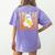 Happy Fri-Yay Friday Lovers Groovy Teacher Life Halloween Women's Comfort Colors T-Shirt Back Print Violet Happy Fri-Yay Friday Lovers Groovy Teacher Life Halloween Women's Comfort Colors T-Shirt Back Print Violet