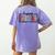 Happy Fri-Yay Friday Lovers Teacher Fri Yay Weekend Women's Comfort Colors T-Shirt Back Print Violet