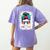 Happy Fri-Yay Friday Teacher Life Happy Friday Women's Comfort Colors T-Shirt Back Print Violet Happy Fri-Yay Friday Teacher Life Happy Friday Women's Comfort Colors T-Shirt Back Print Violet