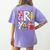 Happy Fri-Yay Teacher Back To School Friday Lovers Women's Comfort Colors T-Shirt Back Print Violet Happy Fri-Yay Teacher Back To School Friday Lovers Women's Comfort Colors T-Shirt Back Print Violet