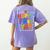 Happy Fri-Yay Teacher Life Weekend Pun Happy Friday Women's Comfort Colors T-Shirt Back Print Violet Happy Fri-Yay Teacher Life Weekend Pun Happy Friday Women's Comfort Colors T-Shirt Back Print Violet