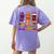 Happy Hallothanksmas Halloween Thanksgiving Pencils Teachers Women's Comfort Colors T-Shirt Back Print Violet Happy Hallothanksmas Halloween Thanksgiving Pencils Teachers Women's Comfort Colors T-Shirt Back Print Violet