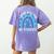 Happy Teacher I Wear Blue For My Students Autism Awareness Women's Comfort Colors T-Shirt Back Print Violet Happy Teacher I Wear Blue For My Students Autism Awareness Women's Comfort Colors T-Shirt Back Print Violet