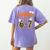 Haunted By 6-7 Halloween Math Teacher Joke Women's Comfort Colors T-Shirt Back Print Violet Haunted By 6-7 Halloween Math Teacher Joke Women's Comfort Colors T-Shirt Back Print Violet