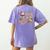 Haunted By 6-7 Teacher Halloween 67 Women's Comfort Colors T-Shirt Back Print Violet Haunted By 6-7 Teacher Halloween 67 Women's Comfort Colors T-Shirt Back Print Violet