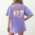 Haunted By 67 Halloween 67 Meme Six Seven Teacher Women's Comfort Colors T-Shirt Back Print Violet Haunted By 67 Halloween 67 Meme Six Seven Teacher Women's Comfort Colors T-Shirt Back Print Violet