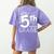 Hello 5th Grade Here I Come Teacher Fifth Grade Boys Girls Women's Comfort Colors T-Shirt Back Print Violet