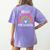 Hello Preschool Teacher Student Girls Rainbow Back To School Women's Comfort Colors T-Shirt Back Print Violet Hello Preschool Teacher Student Girls Rainbow Back To School Women's Comfort Colors T-Shirt Back Print Violet