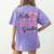 Hello Second Grade First Day Of School Coquette Teacher Girl Women's Comfort Colors T-Shirt Back Print Violet Hello Second Grade First Day Of School Coquette Teacher Girl Women's Comfort Colors T-Shirt Back Print Violet