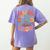 Helping Little Minds Grow Teacher First Day Back To School Women's Comfort Colors T-Shirt Back Print Violet