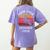 Hocus Pocus Everybody Focus Witch Halloween Teacher Women Women's Comfort Colors T-Shirt Back Print Violet