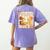 Humpty Dumpty Had A Great Fall Teacher Thanksgiving Autumn Women's Comfort Colors T-Shirt Back Print Violet