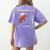 Hypotemoose Mathematics Teacher Mathematician Math Geek Women's Comfort Colors T-Shirt Back Print Violet