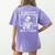 I'Ll Just Wait Until It's Quiet Skeleton Teacher Great Women's Comfort Colors T-Shirt Back Print Violet