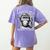 Well I'Ll Be a Monkey's Uncle Teacher And Student Women's Comfort Colors T-Shirt Back Print Violet Well I'Ll Be a Monkey's Uncle Teacher And Student Women's Comfort Colors T-Shirt Back Print Violet