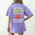 I'm That Awesome Paraeducator Teacher Women's Comfort Colors T-Shirt Back Print Violet