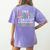 I'm A Math Teacher Of Course I Have Problems Back To School Women's Comfort Colors T-Shirt Back Print Violet