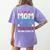 I'm Mom Grandma And A Retired Teacher Nothing Scares Me Men Women Women's Comfort Colors T-Shirt Back Print Violet