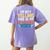 I'm Not Yelling This Is My PE Teacher Voice Women's Comfort Colors T-Shirt Back Print Violet