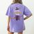 Im The Teacher Witch Halloween Matching Group Costume Women's Comfort Colors T-Shirt Back Print Violet
