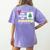 I'm Working For Christmas Break 5 Stars Christmas Teacher Women's Comfort Colors T-Shirt Back Print Violet