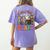 Inclusion Isn't Scary Ghost Mummy Halloween SLP Sped Teacher Women's Comfort Colors T-Shirt Back Print Violet Inclusion Isn't Scary Ghost Mummy Halloween SLP Sped Teacher Women's Comfort Colors T-Shirt Back Print Violet