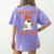 Inclusion Isn't Scary Shirt Halloween SLP Sped Teacher Women's Comfort Colors T-Shirt Back Print Violet
