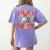 Inclusion Isn't Scary SLP Sped Teacher Halloween Women's Comfort Colors T-Shirt Back Print Violet