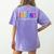 Infant Teacher Daycare Provider Childcare Teacher Women's Comfort Colors T-Shirt Back Print Violet