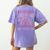 Instructional Assistant Because Teacher Need Hero Learning Women's Comfort Colors T-Shirt Back Print Violet