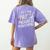 Intervention Teacher Progress Monitoring Intervention Women's Comfort Colors T-Shirt Back Print Violet
