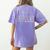 It's a Beautiful Day For Learning Teacher Students Women Women's Comfort Colors T-Shirt Back Print Violet It's a Beautiful Day For Learning Teacher Students Women Women's Comfort Colors T-Shirt Back Print Violet