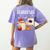 It's A Bootiful Day To Make Art Groovy Art Teacher Halloween Women's Comfort Colors T-Shirt Back Print Violet It's A Bootiful Day To Make Art Groovy Art Teacher Halloween Women's Comfort Colors T-Shirt Back Print Violet
