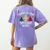 It's Never Too Early For Christmas Music Teacher Women's Comfort Colors T-Shirt Back Print Violet