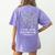 It's Fine I'm Fine Christmas Light Principal Teacher Xmas Men Women Women's Comfort Colors T-Shirt Back Print Violet