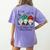 It's Fine We'Re Fine Gnome Pre-K Teacher Christmas Light For Men Women Women's Comfort Colors T-Shirt Back Print Violet