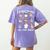 It’s Okay To Feel All The Feels Special Ed Teacher Halloween Women's Comfort Colors T-Shirt Back Print Violet