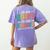 I´m Not Bossy I´m The Teacher Graduation Men Women Women's Comfort Colors T-Shirt Back Print Violet