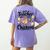 Just a Teacher Who Loves Chickens Chicken Farm Animal Lover Women's Comfort Colors T-Shirt Back Print Violet Just a Teacher Who Loves Chickens Chicken Farm Animal Lover Women's Comfort Colors T-Shirt Back Print Violet