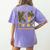 K Is For Kindergarten Teacher Coquette Bow Camo Women's Comfort Colors T-Shirt Back Print Violet K Is For Kindergarten Teacher Coquette Bow Camo Women's Comfort Colors T-Shirt Back Print Violet
