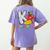 K Is For Kindergarten Teacher Pencil Apple Back To School Women's Comfort Colors T-Shirt Back Print Violet K Is For Kindergarten Teacher Pencil Apple Back To School Women's Comfort Colors T-Shirt Back Print Violet