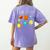 Kids Solar Systems Cute Planets Space Science Teacher School Women's Comfort Colors T-Shirt Back Print Violet Kids Solar Systems Cute Planets Space Science Teacher School Women's Comfort Colors T-Shirt Back Print Violet